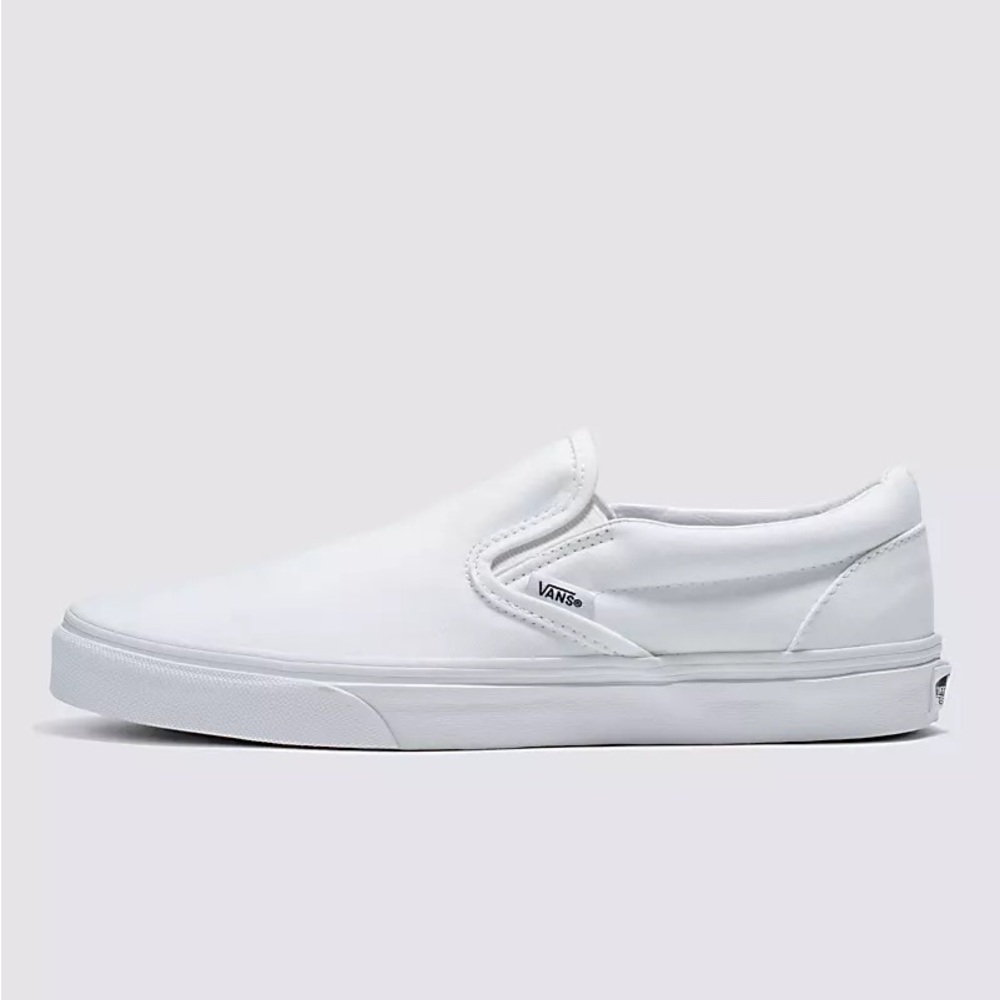 White Slip on Vans